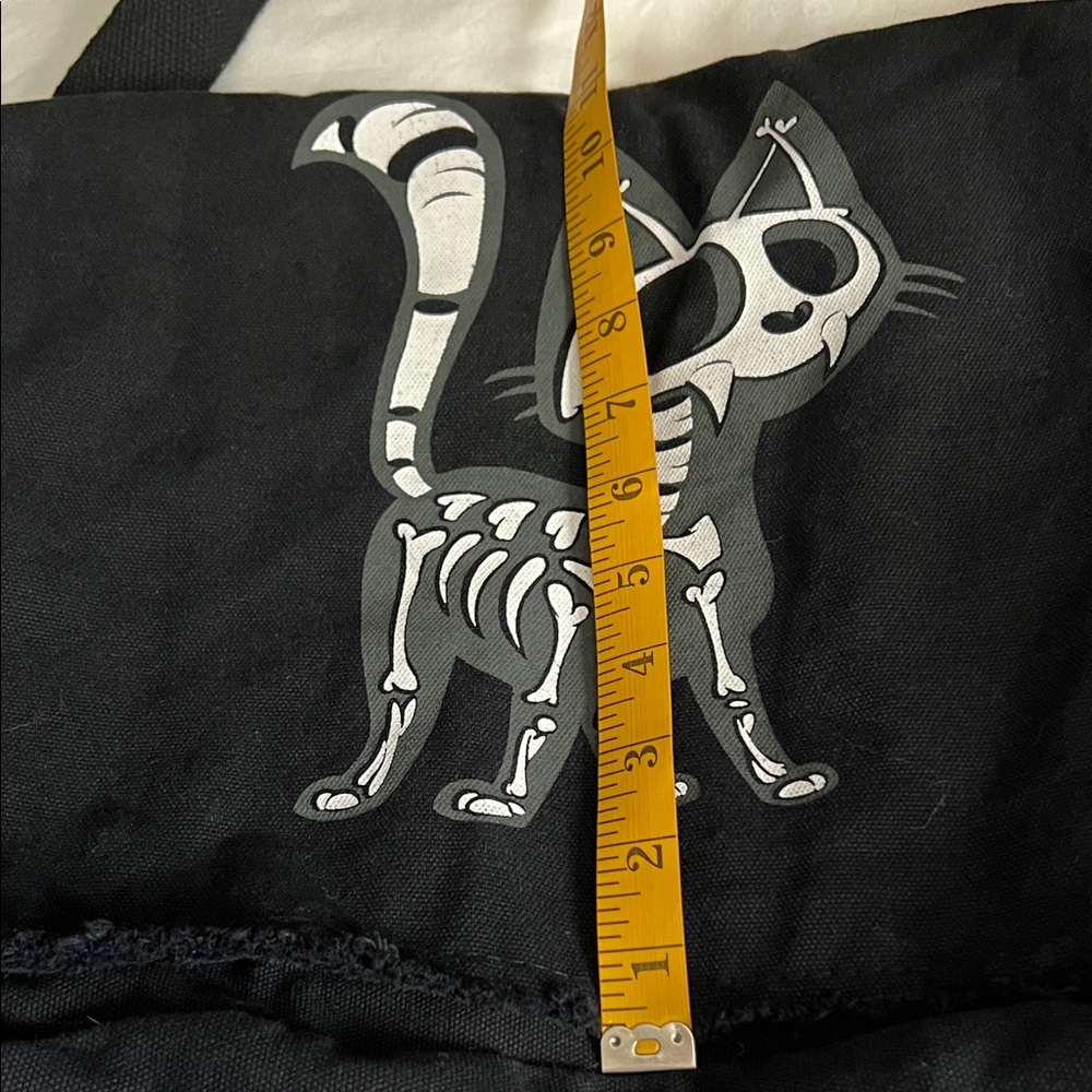 Vampire freak. Cat Skeleton Crossbody Bag like new - Picture 6 of 8